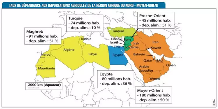 Dép.alim. = dépendance alimentaire (part des kilocalories consommées par la zone issues d’importations).