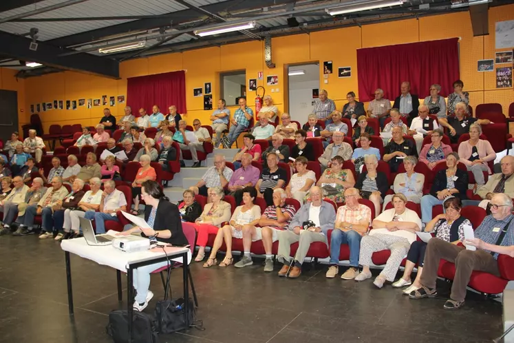 Les anciens exploitants ont participé en nombre à l'assemblée générale de la section.