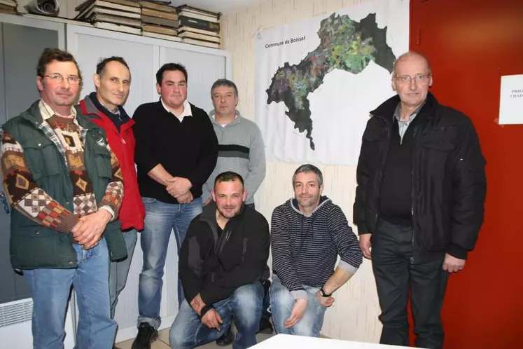 La procédure d’aménagement foncier est une vraie réussite sur Boisset ; elle a contribué à sceller l’entente entre les agriculteurs de la commune.