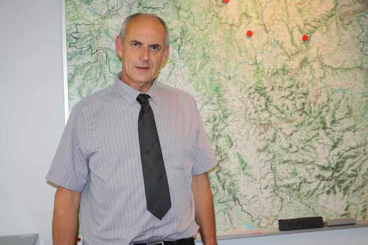 Hubert Goglins est à la tête de la DDT de Haute-Loire depuis mars dernier.