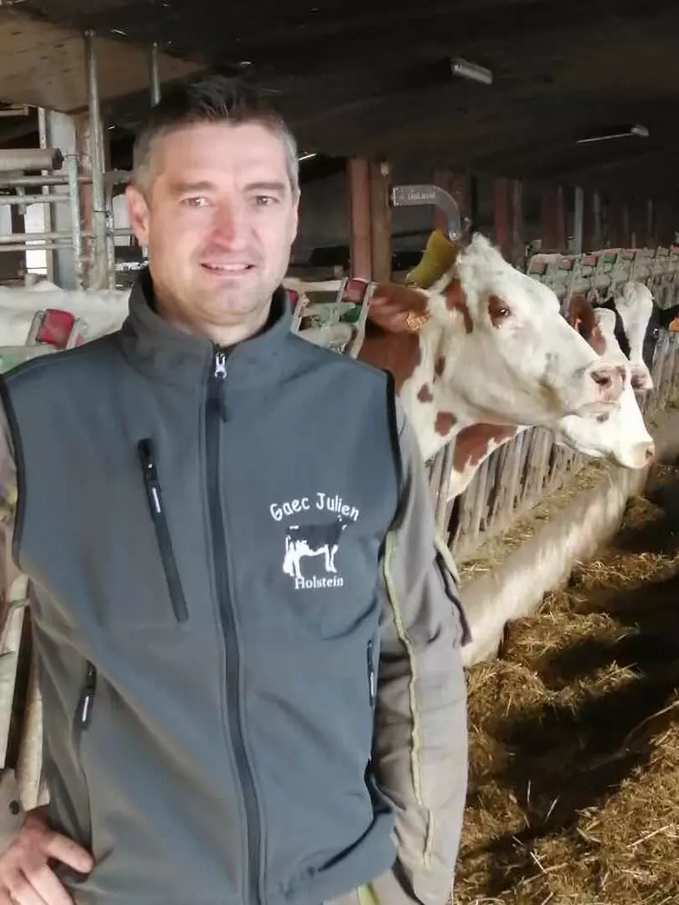 Guillaume Julien président de Haute-Loire Holstein