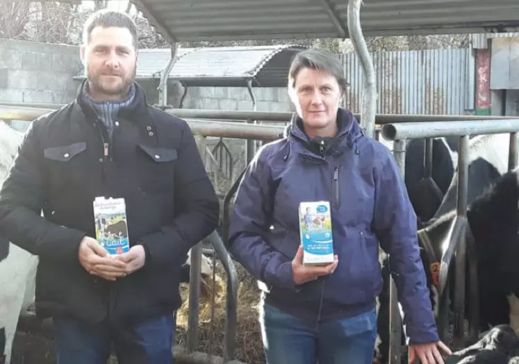 Cécile Amadon et Florent Legay ont donné de leur personne au sein de l’APLM en devenant les visages de la brique Mont Lait