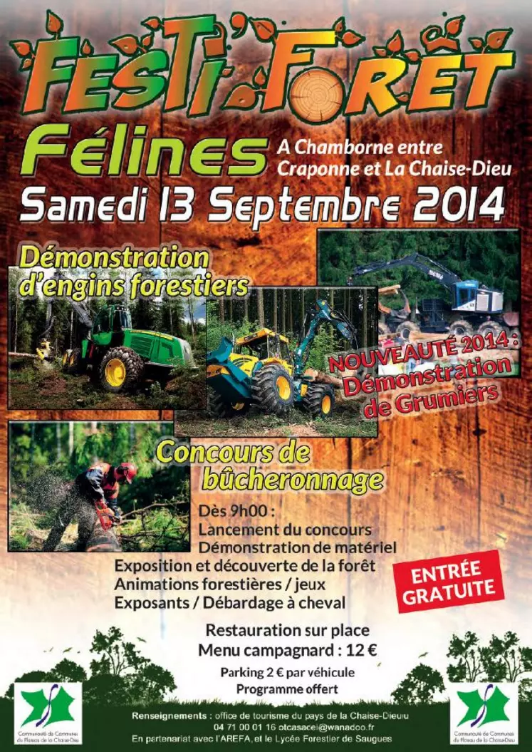 Affiche Festi'Forêt 2ème édition