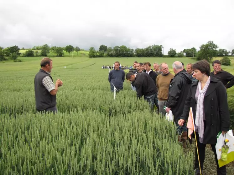 Bernard Daudet en pleine présentation des essais le 18 juin dernier.