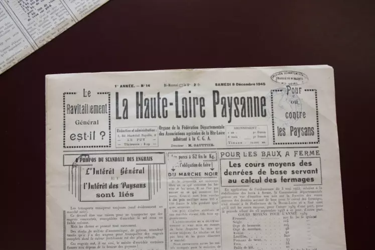 Le journal du 8 décembre 1945