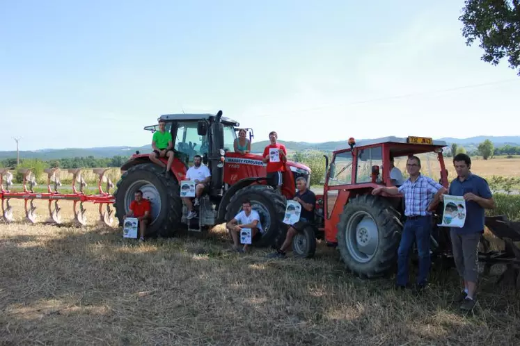 Une partie de l’équipe des oragnisateurs autour de leur président cantonal Walter Chassein et départemental Anthony Fayolle.