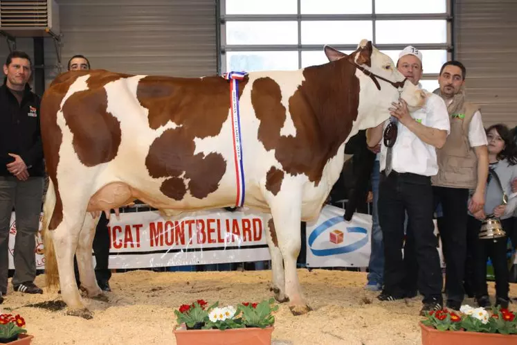 Heureuse, a gagné le titre de Miss Montbéliarde 2015 à St Paulien.