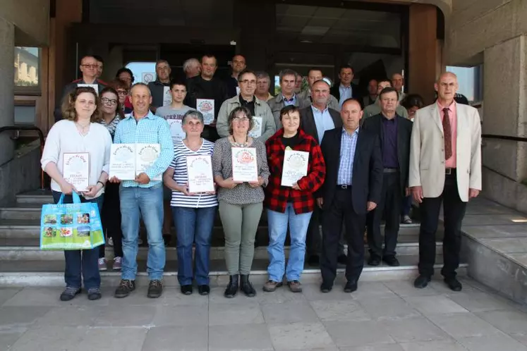 Les participants et lauréats du salon international de l’agriculture 2016 ont été récompensés par la Chambre d’agriculture.