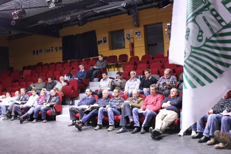 La neige et les conditions de circulation difficiles ont dissuadé de nombreux responsables locaux de venir au Conseil.
fédéral.
