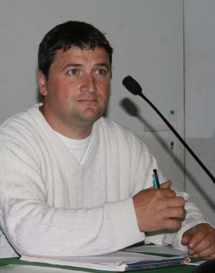 Michel Queille, président des JA Massif.