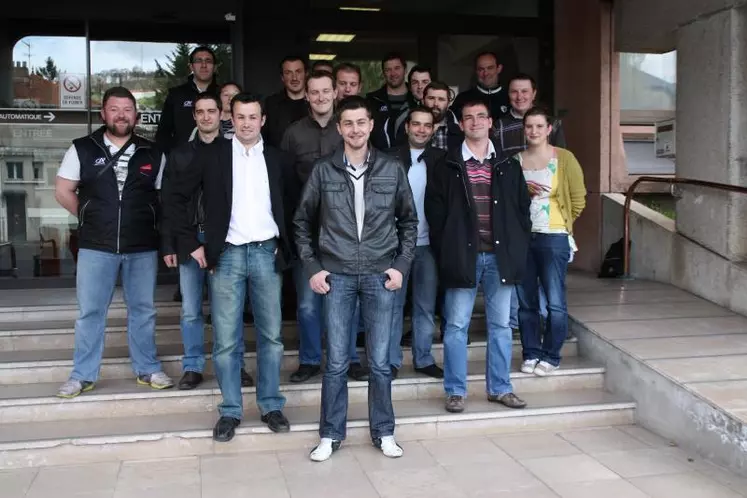 Le nouveau bureau des Jeunes Agriculteurs de Haute-Loire a été présenté le 18 avril.