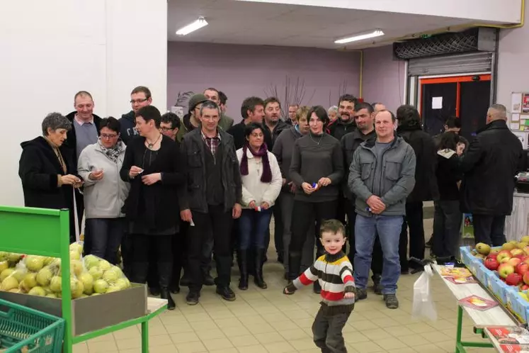 Les associés lors de l’inauguration vendredi dernier.