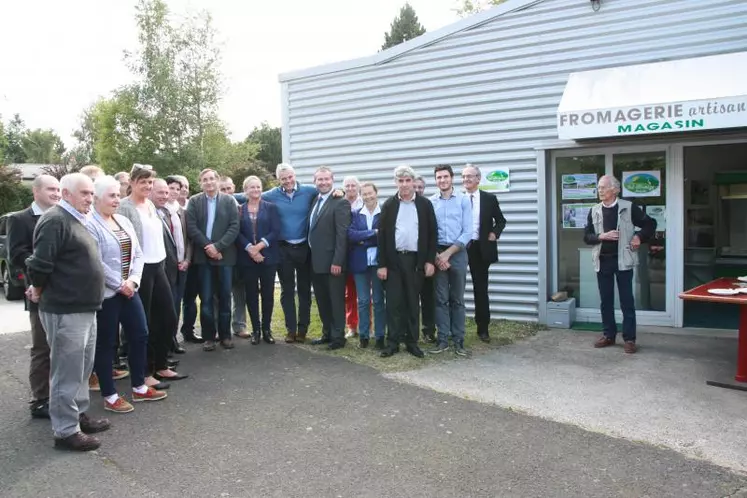 La fromagerie est installée au Mazet, dans la zone d’activité du Rioutord.