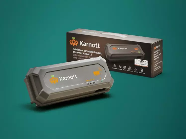 Karnott associe un compteur connecté à une application simple et innovante, pour gérer un parc matériel.