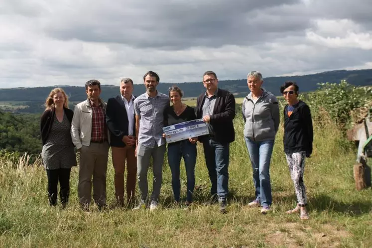 Les jeunes repreneurs sont installés sur la ferme de Odette et Michel Leblay à Autrac.