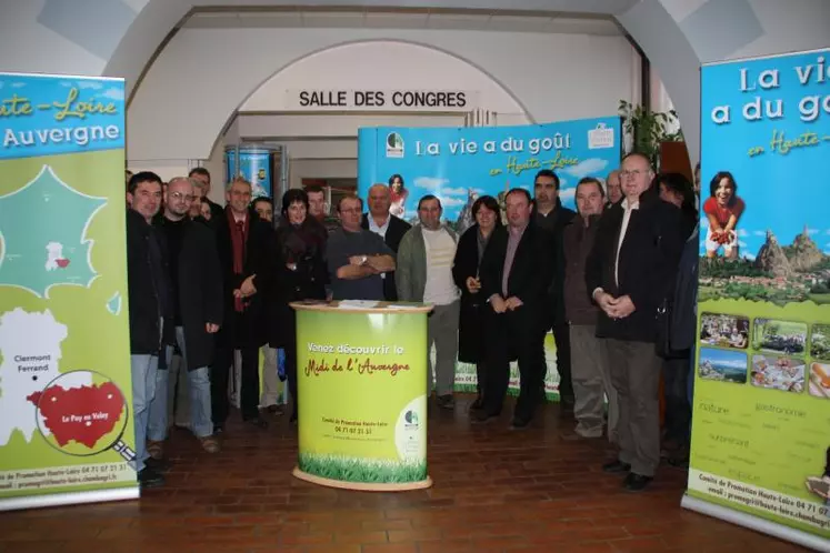 Le nouveau stand a été présenté le 1er février au Puy-en-Velay.