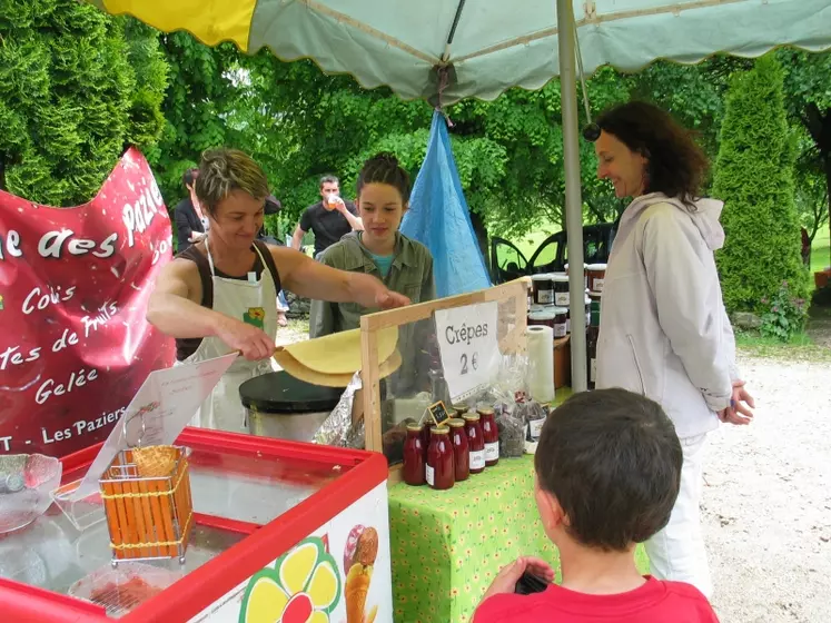 Crèpes, sorbets, confitures… et autres délices.