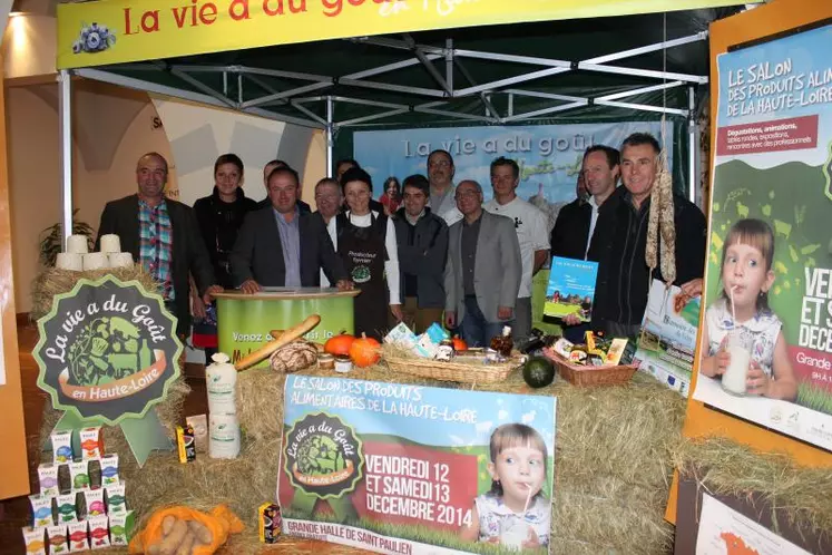 Le Premier Salon des produits alimentaires de Haute-Loire a été présenté à la presse ce lundi 1er décembre.