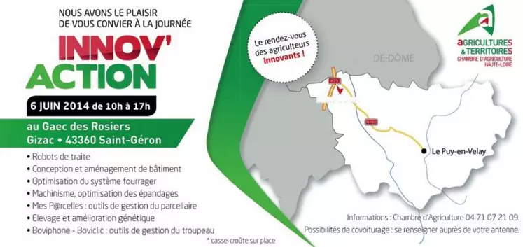 Innov'action le 6 juin 2014 de 10h à 17h à St Géron