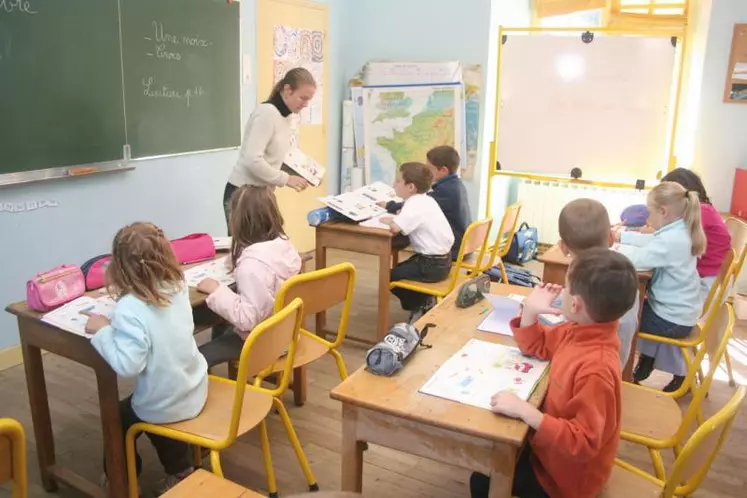 Le même nombre d’instituteurs, mais un réajustement territorial en fonction des effectifs. (photo d’illustration)