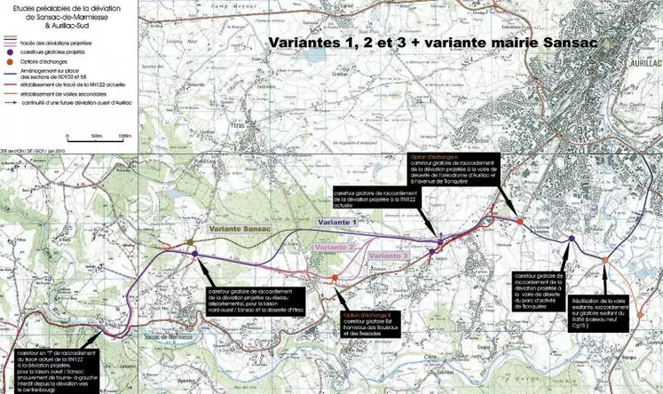 Une dizaine d’exploitations seront impactées par la déviation.