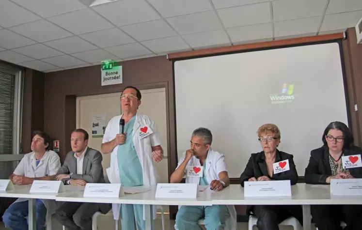 Jacques Markarian, président de la CME du centre médico- chirurgical d’Aurillac, a affirmé qu’il se battrait jusqu’au bout.