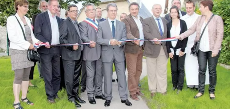 Le préfet Jean-Luc Combe a inauguré l’extension de l’Auberge de la Tour.