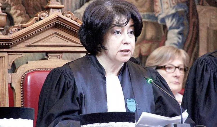 Sabah Tir-Lahyani, présidente du tribunal de grande instance d'Aurillac.