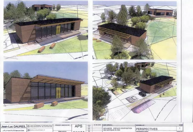 Les plans de cette double réalisation.