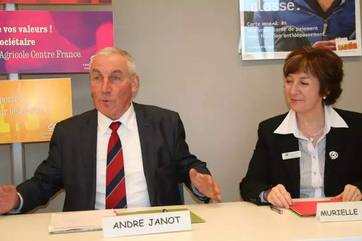 André Janot et Muriel Anweiler ont affiché l’ambition de la caisse Centre France : accroître son rôle de financeur de proximité.