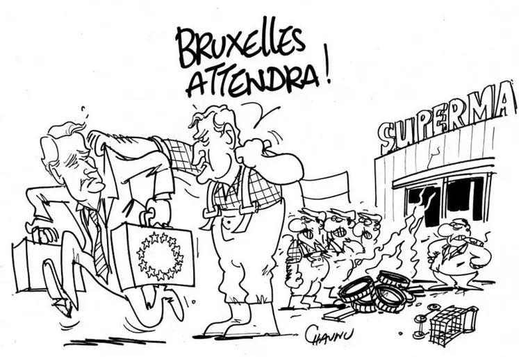 L’actualité agricole n’aura pas épargné le ministre Barnier sur le départ.