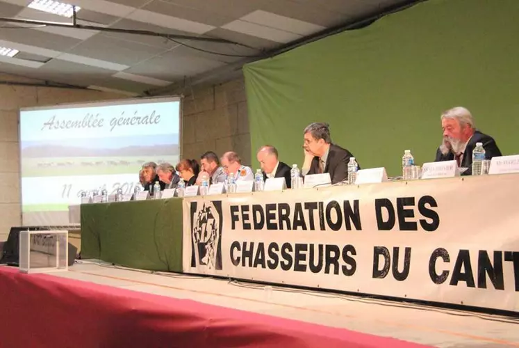 Les chasseurs étaient réunis en assemblée générale, samedi 11 avril à la Halle de Lescudilliers, à Aurillac.