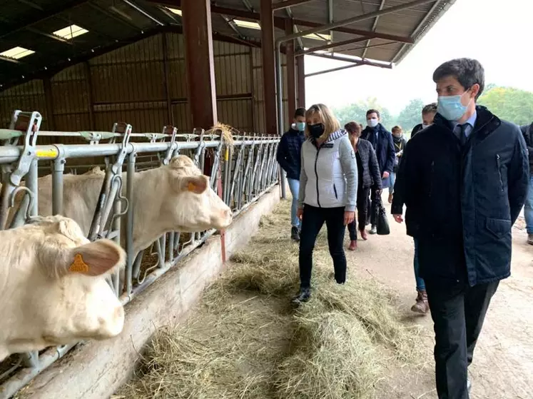 La visite d'exploitation a clôturé une journée intense de réunions sur l'export et la Pac.