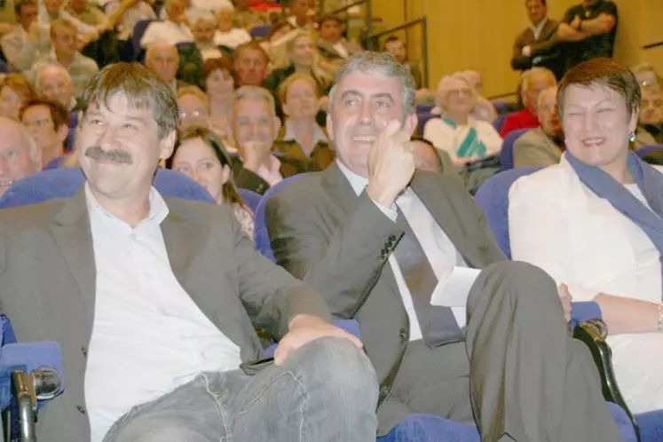 Jean-Yves Bony et Vincent Descœur, députés du Cantal et futurs ex-conseillers départementaux.