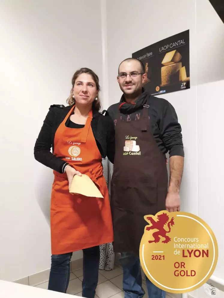 Amandine et Pierre Lespine.