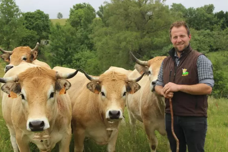 Ludovic Chastang, mis en confiance par le cédant pour une installation réussie.