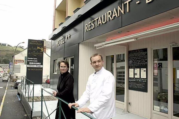 Les patrons des “Portes de l’Aubrac” ont le sourire.