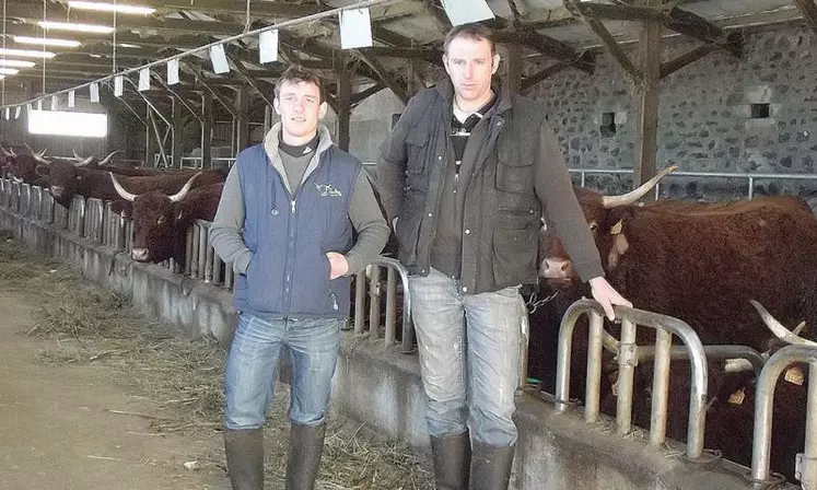 L'exemple du Gaec élevage Duval-Besse démontre, selon les JA du Cantal, "qu'il est possible d'installer un jeune hors cadre familial"