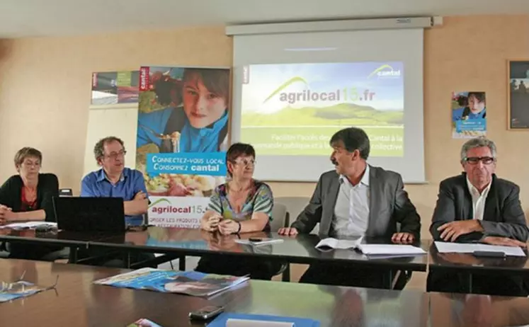 Agrilocal15 doit faciliter l'accès des produits cantaliens aux collectivités.