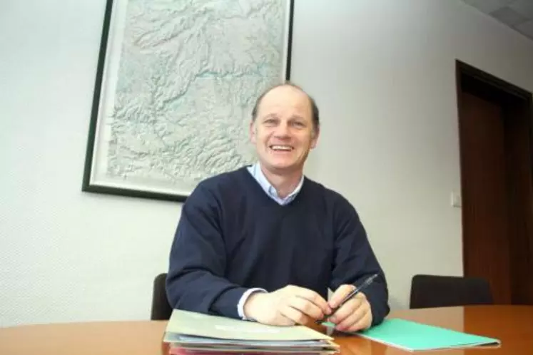 Louis-François Fontant, président sortant de la Chambre d’agriculture, candidat à sa succession.