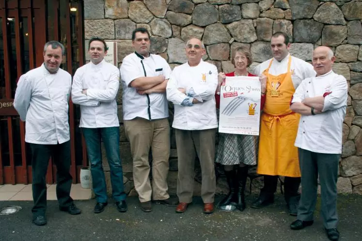 Ce sont plus particulièrement les six Toques du Cantal qui se sont chargées de l’organisation de cette journée Toques show.