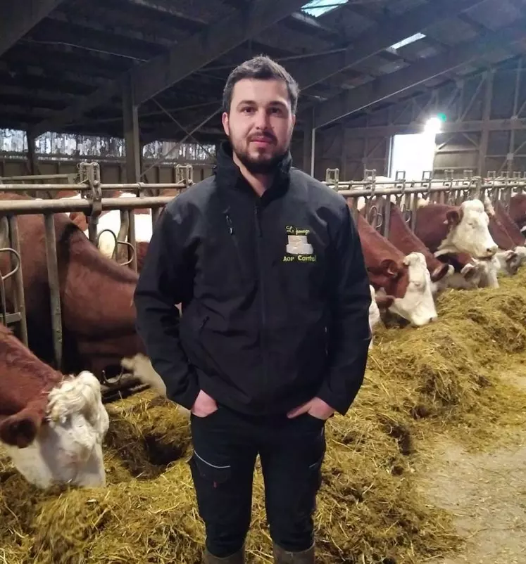 Benjamin Meihoc, installé avec son père, a été élu président du Comité interprofessionnel des fromages.