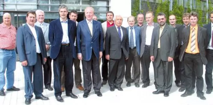 Des représentants agricoles du Cantal, de Haute-Loire et du Puy-de-Dôme ont échangé pendant près d’une heure avec les trois membres auvergnats du gouvernement.