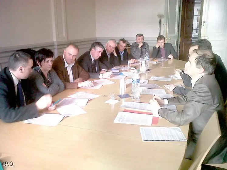 Les responsables cantaliens de la FDSEA ont été reçus dernièrement au ministère de l’Agriculture.