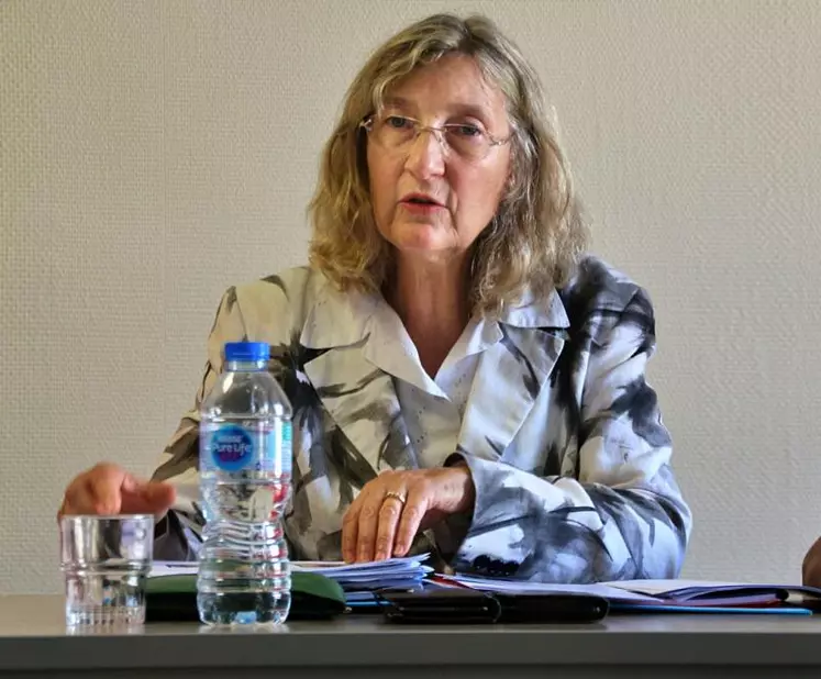 Marilyne Lutic, inspectrice d'académie, a présenté les chiffres de la rentrée 2022-2023 et la feuille de route pour l'année.