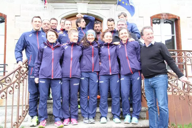 Après un passage l’année dernière, l’équipe de France était de retour dans le Cantal, accueillie à la maison de site de Mandailles-Saint-Julien.