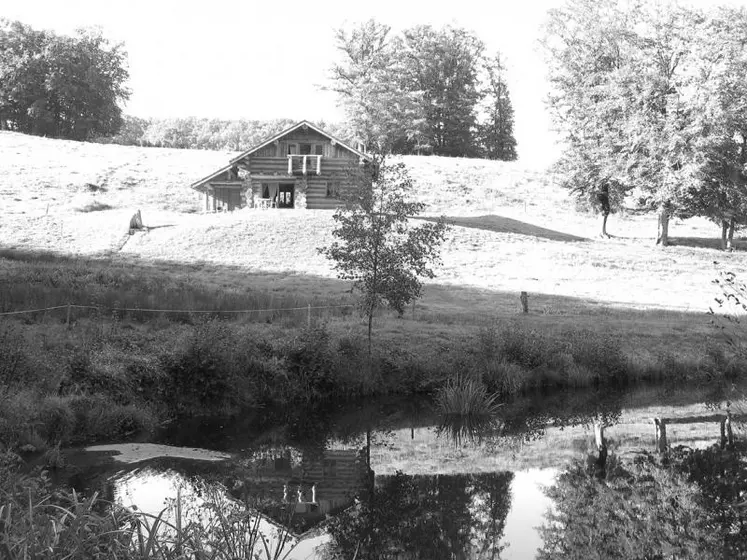 Le premier Gîte Panda du département, situé chez Eric Moreau, agriculteur à Saint-Frion.