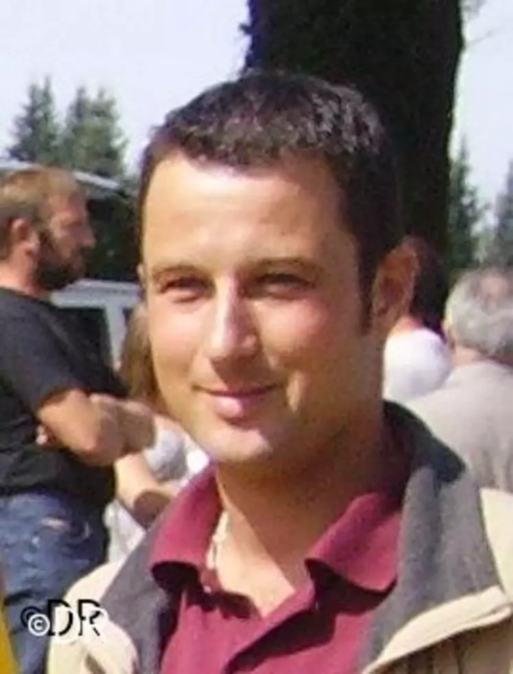 Fabien Romanet, président des Jeunes agriculteurs du Limousin