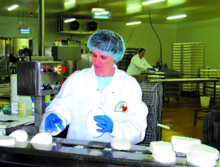 Plus de 25 millions de fromages sont commercialisés chaque année par la société Chavegrand.