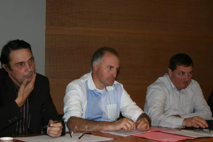 De gauche à droite : Jean-Philippe Viollet, Patrick Escure et Jacques Chazalet.